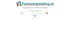 Desktop Screenshot of 2010.fysiovergoeding.nl