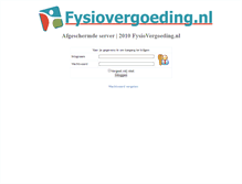Tablet Screenshot of 2010.fysiovergoeding.nl